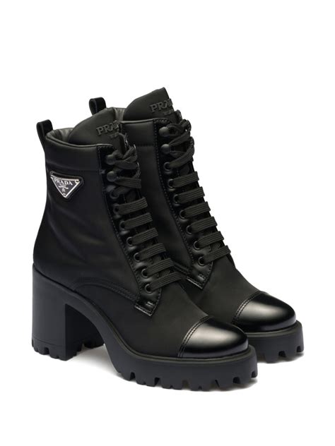 prada anklet|Prada logo heel boots.